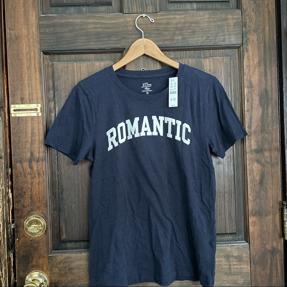JCREW ‘Romantic’ Graphic Tee NWT